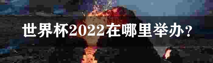 世界杯2022在哪里举办？