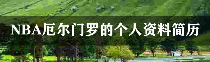 NBA厄尔门罗的个人资料简历