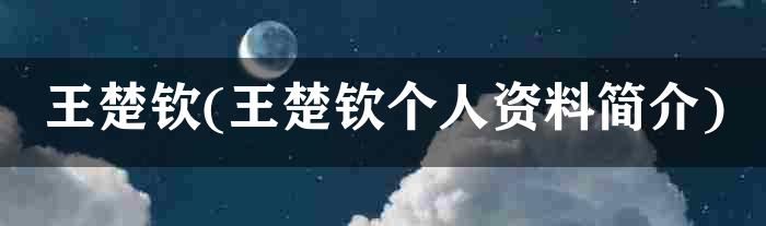 王楚钦(王楚钦个人资料简介)