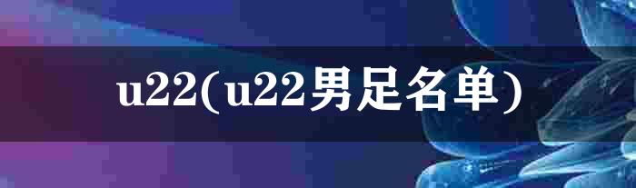 u22(u22男足名单)