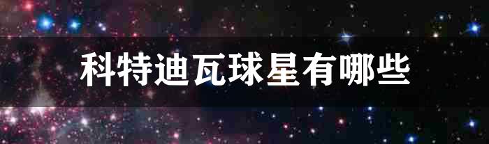 科特迪瓦球星有哪些