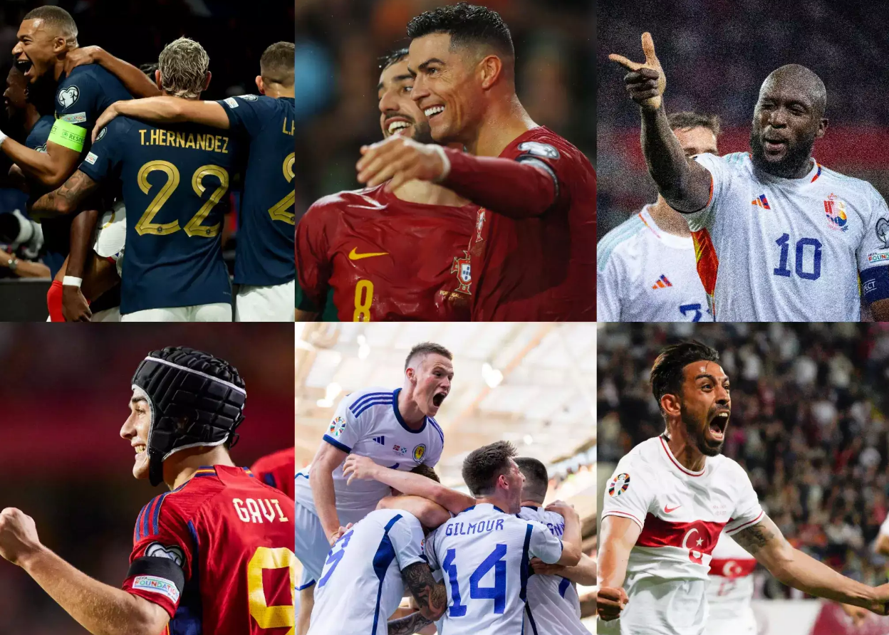 7席已定！2024欧洲杯24个正赛席位：西班牙苏格兰携手提前出线！播报文章